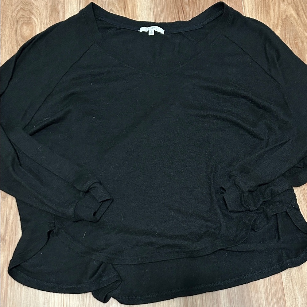 Z Supply Black Long Sleeve Top